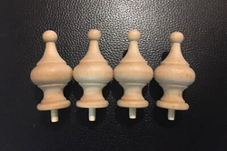 Antique Clock Parts- Finials For Clock. Condition is New. Shipped with USPS First class Mail. I present 4 finials made...
