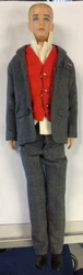 Vintage Mattel Early 1960S BLONDE MOLDED KEN doll and clothes lot. This doll is in very high grade and belongs back in...