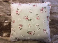 Waverly Floral & Striped Reversible Cotton Throw Pillow.