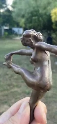 statue femme bronze art deco à ébavurer Dim hauteur 17cmPoids 573 g