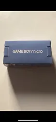 Nintendo Game Boy Micro Système Portable - Blue - Japanese Version - Inbox. État : 