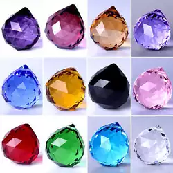 Welcome to our store! Size:Approx.30MM Weight:Approx.37g Material: k9 crystal glass Package include: 1×Crystal ball...