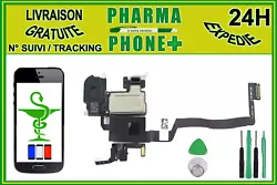 (Modèle : A1901 - A1865 - A1902. IN EAR IPHONE X / PROXIMITY SENSOR IPHONE X ASSEMBLE. ECOUTEUR INTERNE / CAPTEUR...