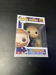 FunKo POP! Marvel Avengers Infinity War - Captain America. In good condition, please look at all pictures before buying!