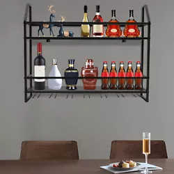 Whether It Is Used for Storage or Display, This Wine Rack Is a Very Good Collection Platform. Crossbar Design: There...