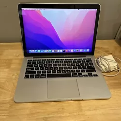 Model N Aumber: Macbook Pro 13