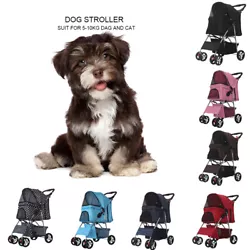EASY TO ASSEMBLE: Folding stroller is easy to set up – Quick wheel installation with the push of a button - Easy to...