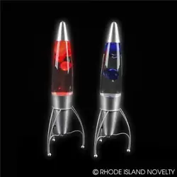 Retro Rocket Lava Lamp. Great Gift for the Space Enthusiast.