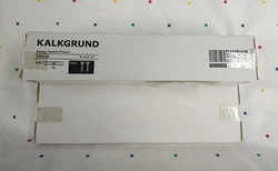 NEW IKEA Kalkgrund 702.914.87 Glass Shelf 24X6 cm 9 1/2X2 1/4