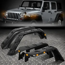 These fender flares are made from a unique poly material that is resists cracking, chipping or fading. The flares are...