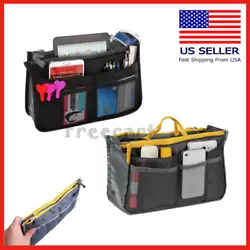 This lightweight purse organizer with many pockets, keep your bag clean, and all belongs well-organized. Portable and...