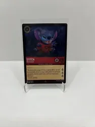 This Disney Lorcana TCG card features the beloved character Stitch as the Stitch Abomination, with a rare foil finish...