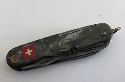 COUTEAU PLIANT SUISSE ANCIEN MULTIFONCTIONS REF69676. EN L’ETAT…,.