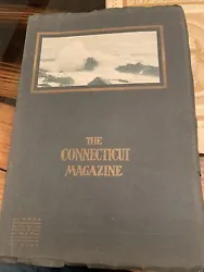 The Connecticut Magazine~1905~Hartford~Map~Steam Engive. Shipped with USPS First Class.Complete issue third quarter of...