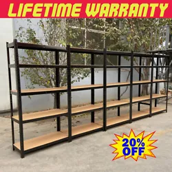 Our steel shelving rack is perfect for storage & organisation. Our racking shelving unit is sturdy and durable. 1pcs 5...
