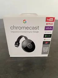 Google Chromecast Noir neuf, juste déballé