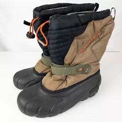 Sorel Snow Glider Winter Boots Youth SIze 5 Removeable Wool Liner Rubber Mid. Style Code: ny1770-374.
