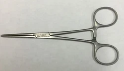 Aesculap BH614R Surgical 1 x 2 Teeth Hemostatic Forcep Clamp 5-1/2