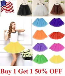 Solid color 3 layer tutu for toddler/girls. Product: 3-layer Net Yarn Mini Skirt. Adult Size. Material: 100% polyester....