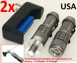 Connection: STORZ, WOLF, OLYMPUS, ACMI etc. Endoscope not included. Portable Handheld LED Cold Light Source (Not...