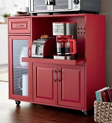 20lbs for the adjustable shelf and extendable tray. Storage Cabinet. Cabinet has heat dissipation holes in the back....
