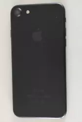 Coque arrière Iphone 7 modèle A1778 noir de jais. (ref.1C15). Expédition sous enveloppe bulles, en lettre suivie...