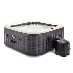 Let your worries bubble away as you unwind in the Intex PureSpa Plus Portable Inflatable Hot Tub. 140 high-powered...