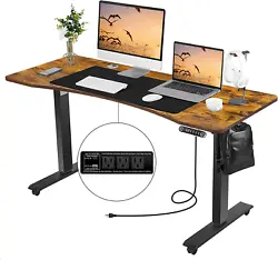 The lifting process is smooth and quiet. Anti-injury Design: The standing desk adopts a thoughtful design, changing the...