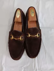 Gucci Brown Loafers Horsebit Leather Men’s Size US 8/ UK 41.5. EXCELLENT condition....minimal wear
