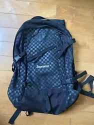 Up for sale is a Supreme Checkered Damier Backpack (Black) from Spring/Summer 2011. Bag is extremely hard to come by...