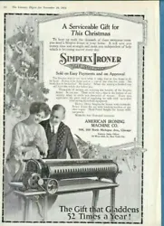 Original print ad from 1918 magazine.