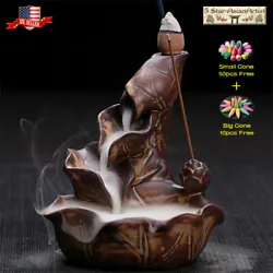 High Quality Ceramic Backflow Incense Burner Holder & Cones. These scented incense cones are specially made to work...