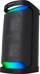 Sony - XP500 Portable Bluetooth Party Speaker with Water Resistance - Black. Plug in a microphone or a guitar via the...