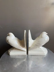 serre livres art déco Sarreguemines Magnifiques et en parfait état Dimensions 17,6 cm x16 cm x 10 cmPoids 1,4kg LES...