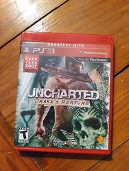 Uncharted: Drakes Fortune (Sony PlayStation 3, 2007).. Tested and works well