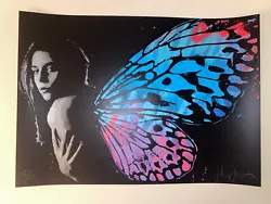 This stunning multi color hand pulled silkscreen features hand finished spray paint making each one unique! from the...
