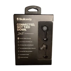 SKULLCANDY INDY XT TRUE WIRELESS Bluetooth Earbuds- Black - NEW!! SEALED!! Condition is New!!