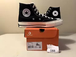 Up for sale is a converse 70 hi black/black/egret 162050C. They have never been worn.