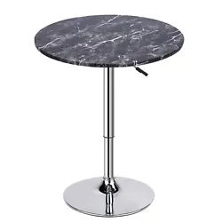 Are you still troubled by not finding the right dining table?. This marble pattern sticker lift bar is perfect for you....