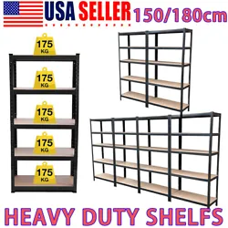 This steel shelving rack is perfect for storage and organisation. 5 Tier Shelf, Standard: H 150 x W 70 x D 30 Cm...