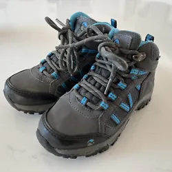 See pics for details, these cute hikers are in excellent shape. Great little boots but not used much, as small feet...