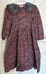 Vintage Wee Clancy English Garden Floral Dress Girls size 10 USA Beautiful. Stored in a cedar closet for many many...