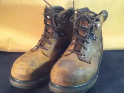 Timberland Pro Series Pit Boss Steel Toe Work Boots. Dark Brown. In solid pre-owned condition. Plenty of life left in...