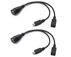 Connect USB devices such as flash drives, mini Keyboard to your OTG-cable device. Easily Connect USB ethernet adapter...