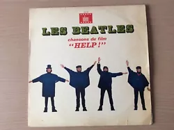 Assez Rare 33 T Les Beatles , Label Bleu Odéon OSX 230 Original.Chanson du film help ! Un petit accroc à...