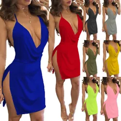 Style: Mini Dress, Sexy party dress, cocktail dress, ball gown. Suitable For: Casual, clubwear, evening party,...