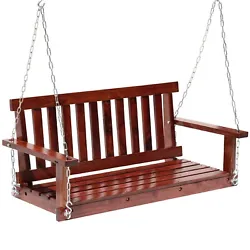 Porch swings width is 4 feet, and usually can accommodate 2 people. You can even lie on the outdoor swing. You can sit...