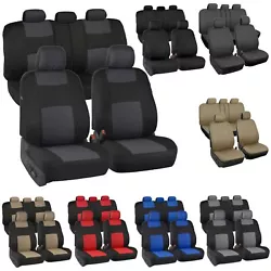 Made for seats w/ Detachable Headrests. Double Stitched Seams - Toughest, Durable & Long Lasting. 100% Washable -...