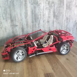 LEGO 8448 Super Street Sensation Vintage 1999 Supercar Quasi Complète.  Tout est fonctionnel : Direction, toit...
