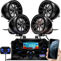 (1) Bluetooth Wireless. 5) FM Radio. 4 x Handlebar Clamp. Specifications of the band FM Bluetooth Ver.: 3.0+EDR....